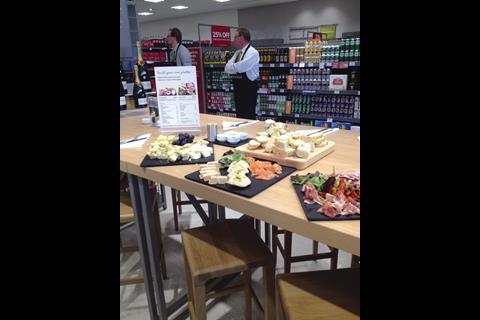 Waitrose in Swindon introduces an in-store tasting bar.